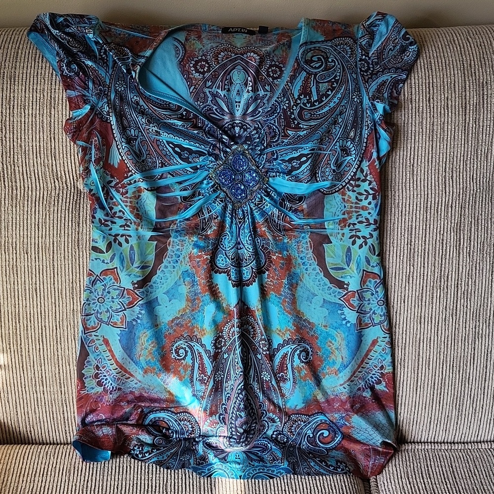 Ladies Short Sleeve Blouse